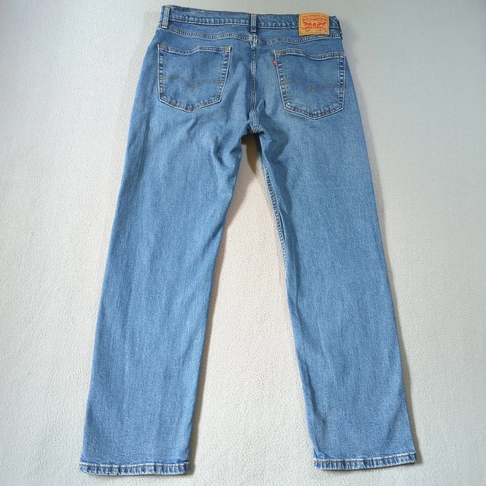 Levi's Men Straight Jeans - Light Blue Denim